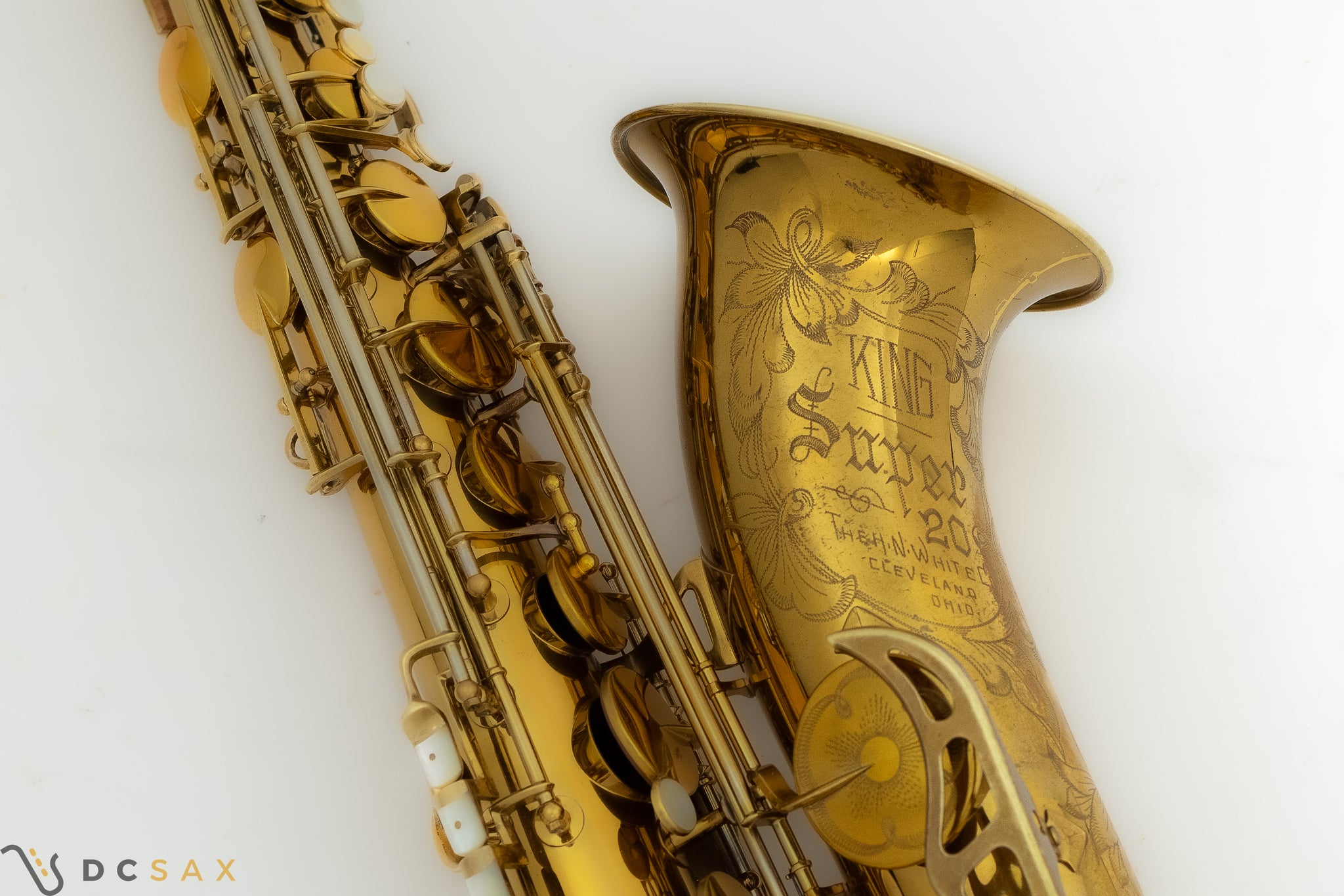 1950 King Super 20 Tenor Saxophone, Full Pearls, Overhaul, Video