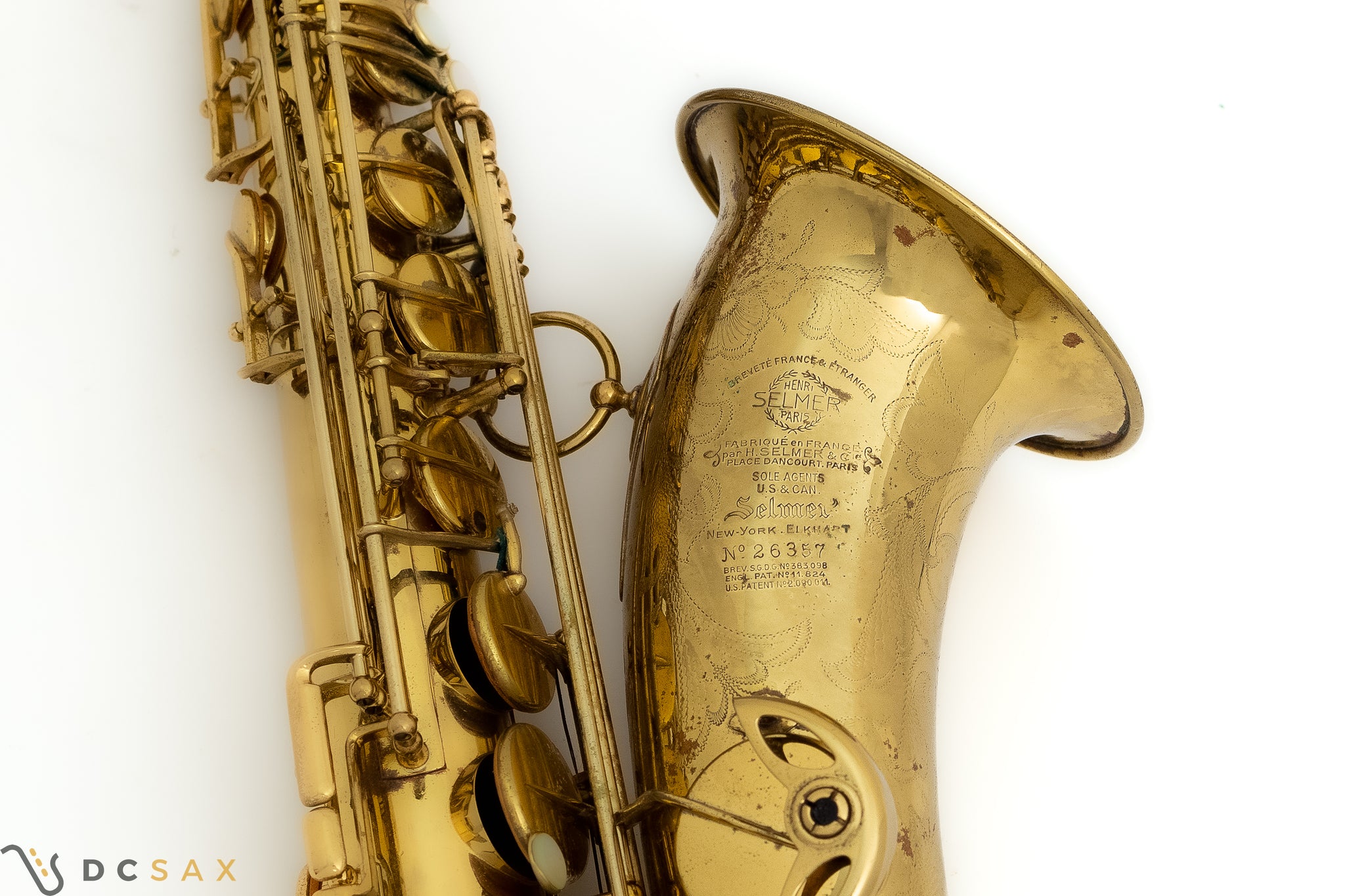 1938 26,xxx Selmer Balanced Action Tenor Saxophone, Video, Just Serviced