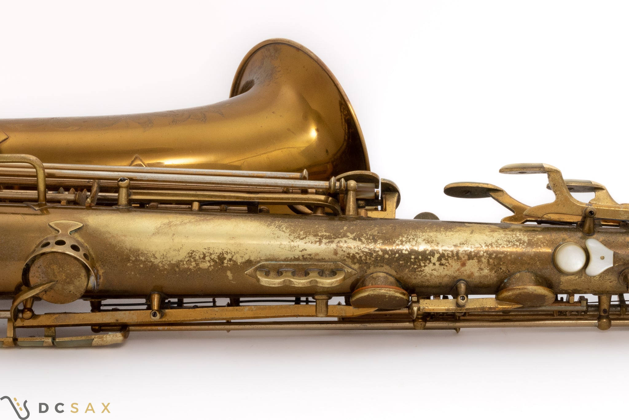 1939 King Zephyr Special Tenor Saxophone, Video, Original Lacquer, Full Pearls, Sterling Neck