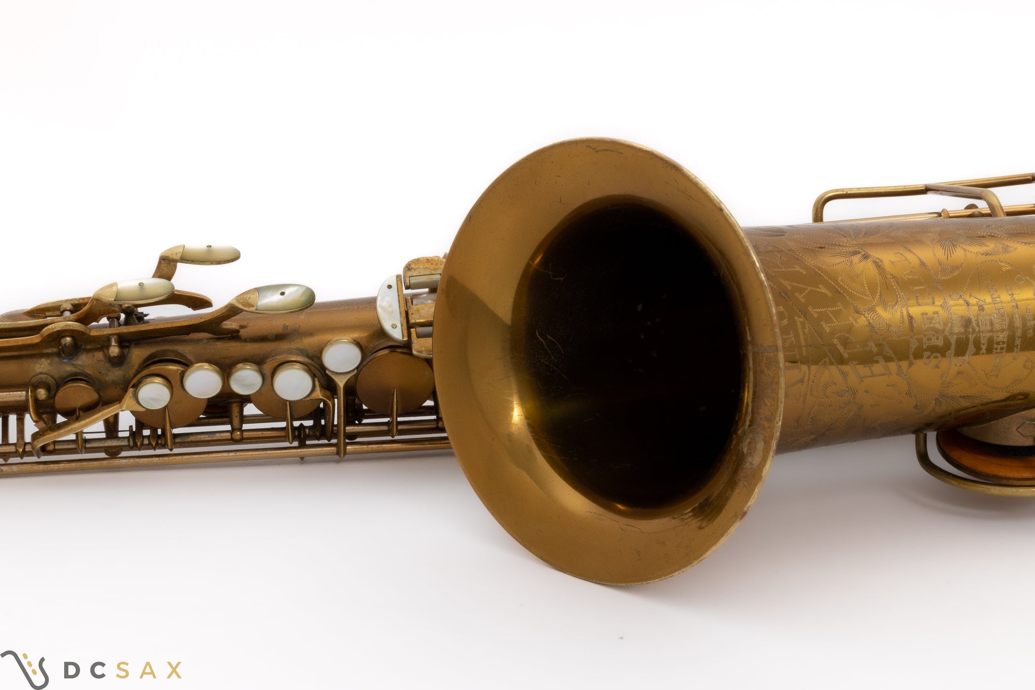 1939 King Zephyr Special Tenor Saxophone, Video, Original Lacquer, Full Pearls, Sterling Neck