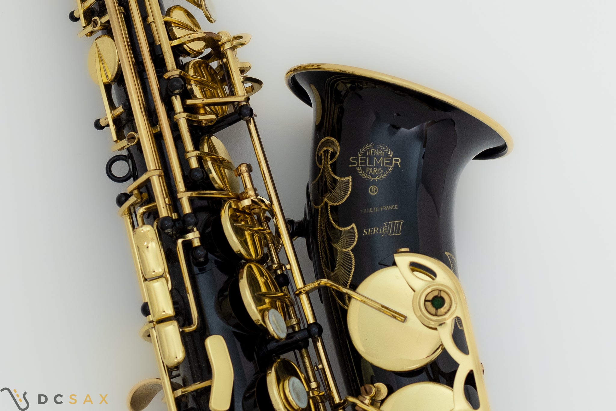 Selmer Series III Alto Saxophone, Black Lacquer, Just Serviced – DC Sax