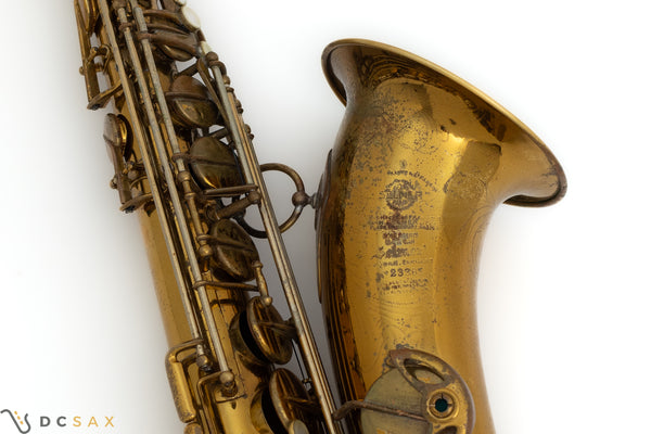 1937 23,xxx Selmer Balanced Action Tenor Saxophone, Video, Fresh Overhaul