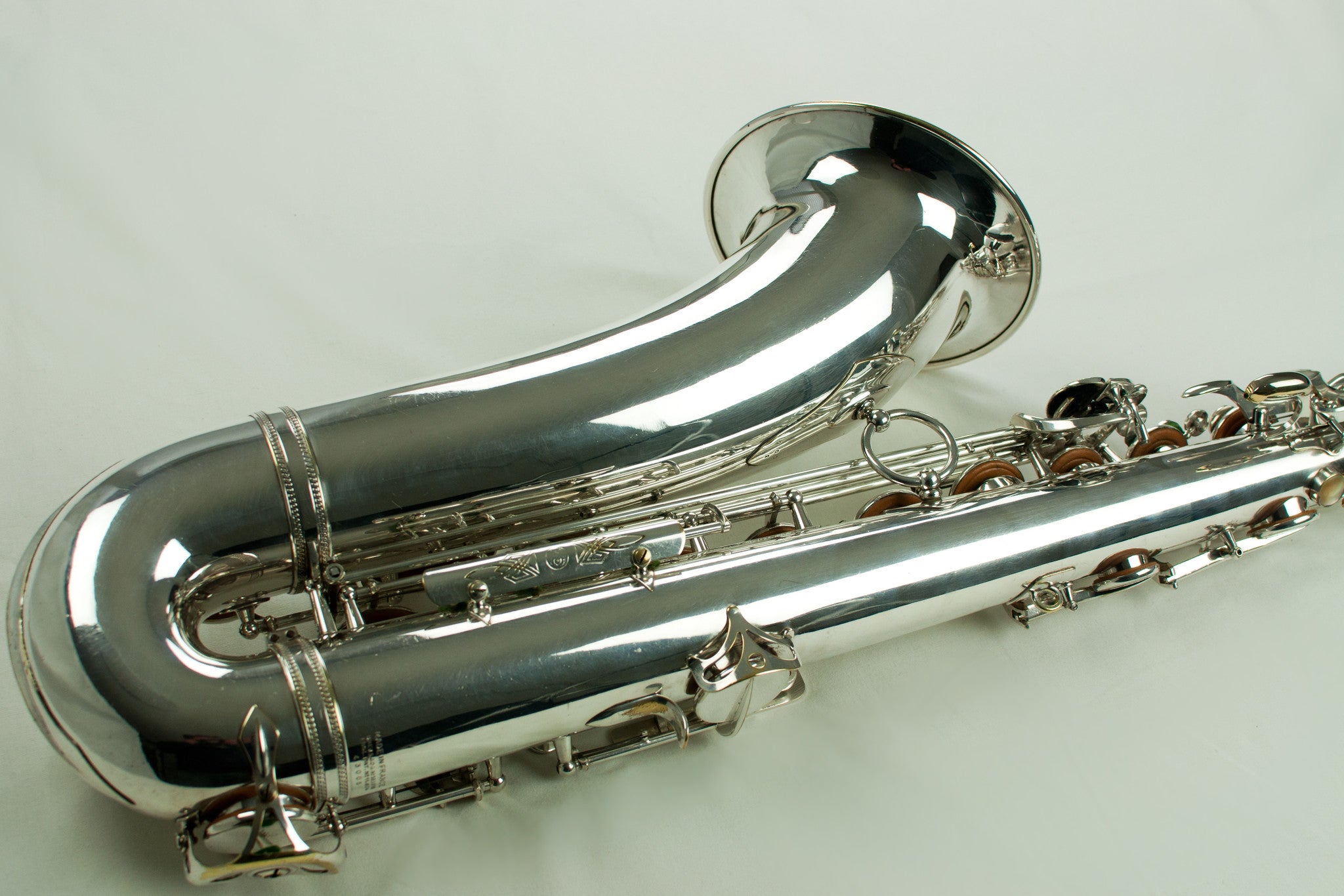 1950 Selmer Super Balanced Action Tenor Saxophone Silver Near Mint SBA 43,xxx