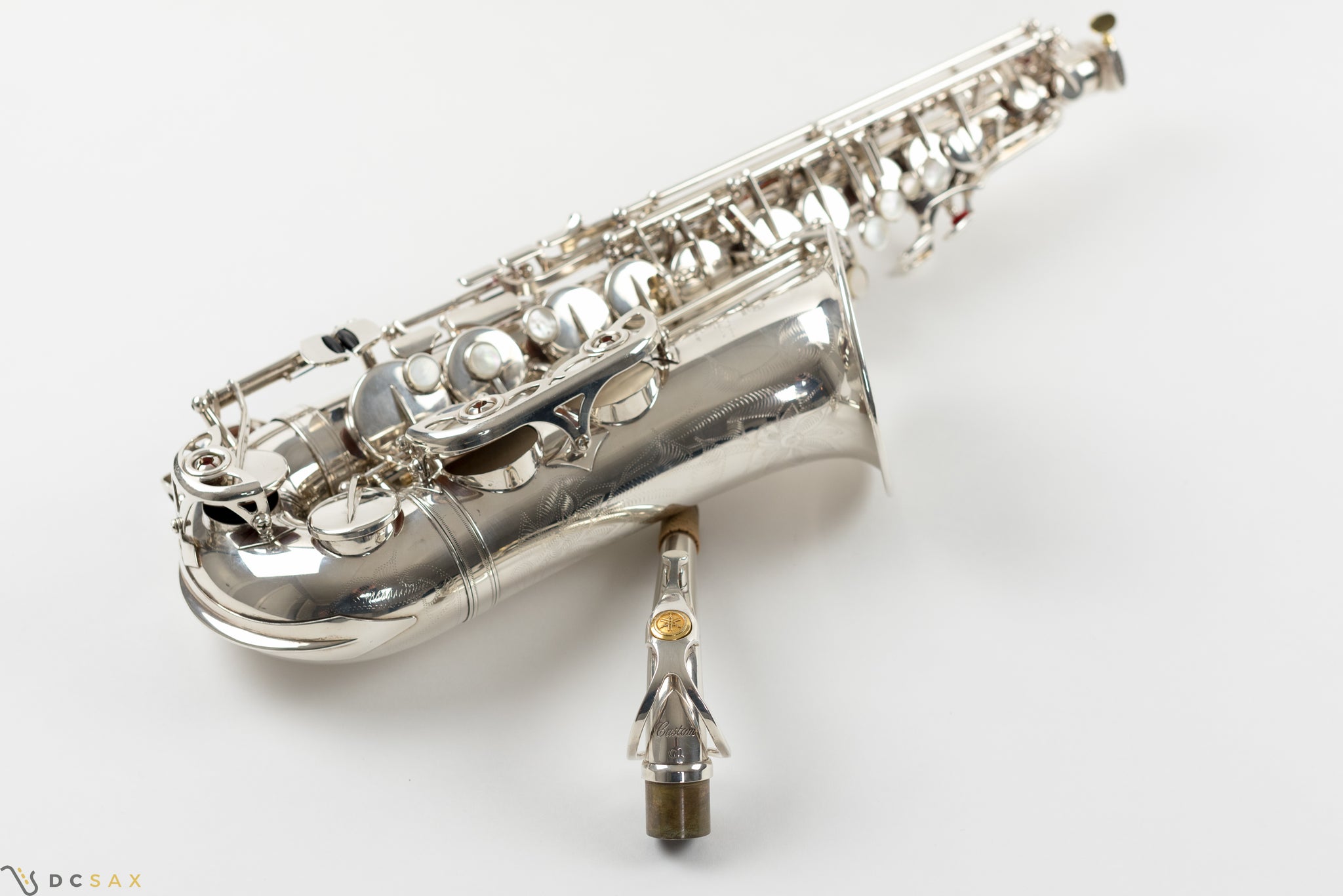 Yamaha Custom YAS-875EXS Alto Saxophone, Silver Plated