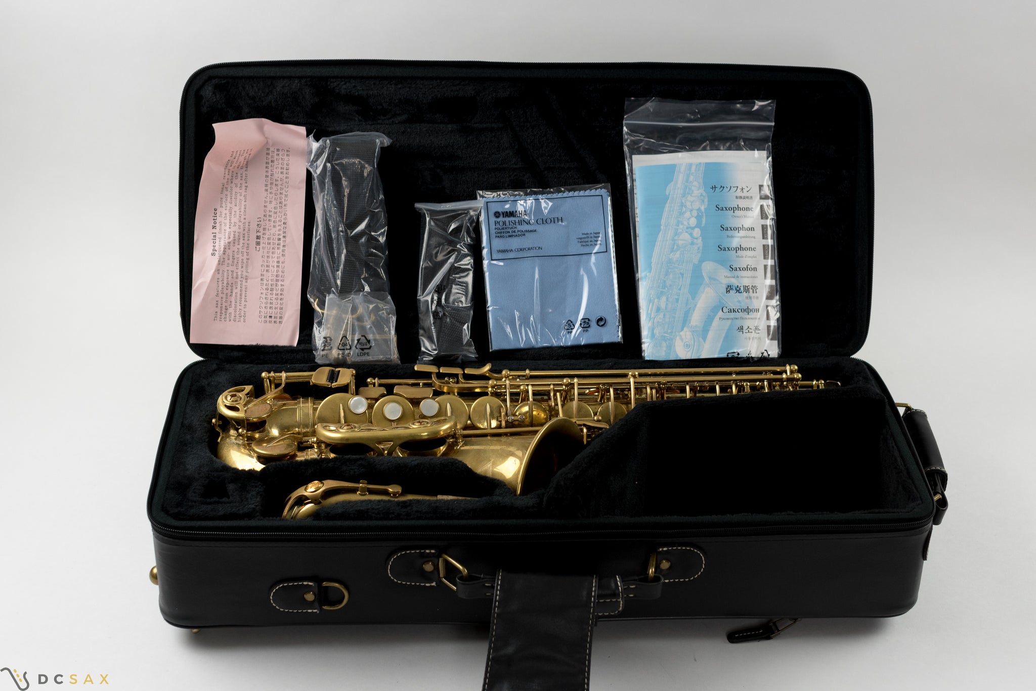 Yamaha Custom 875EX II Alto Saxophone, Unlacquered