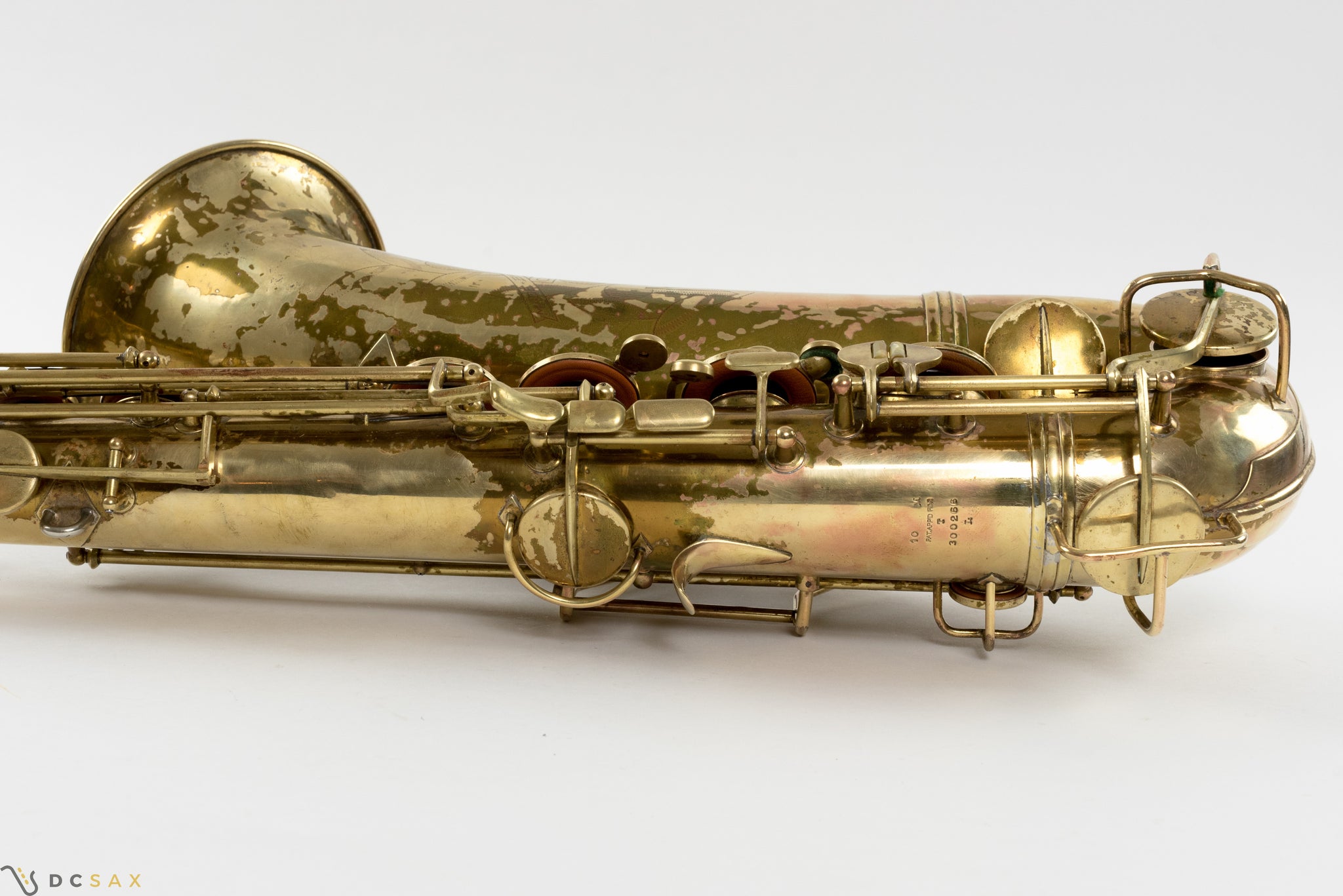 1941 Conn 10M Tenor Saxophone ORIGINAL LACQUER, ROLLED TONE HOLES