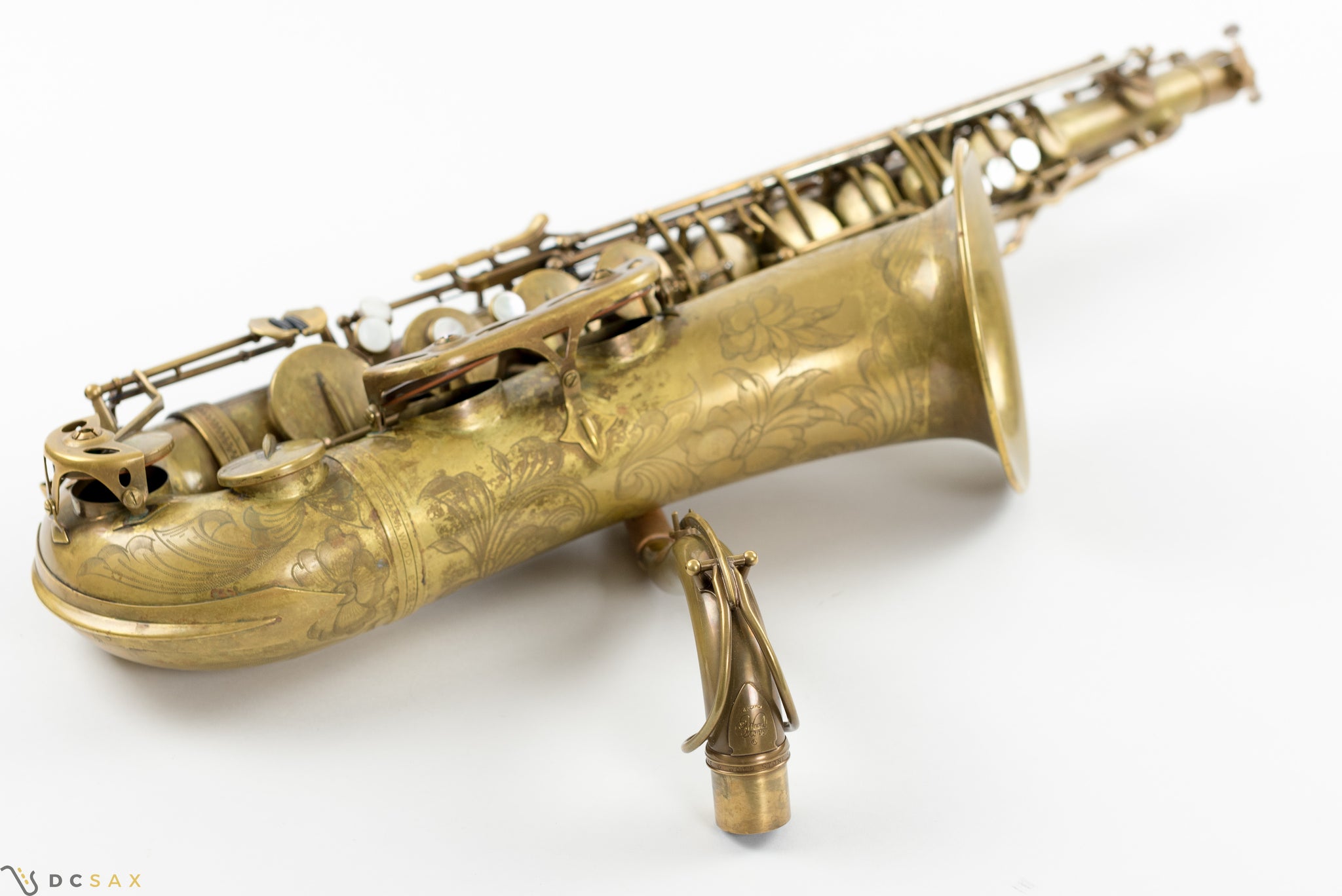 Ishimori Woodstone Tenor Saxophone, Near Mint Condition, Unlacquered Finish