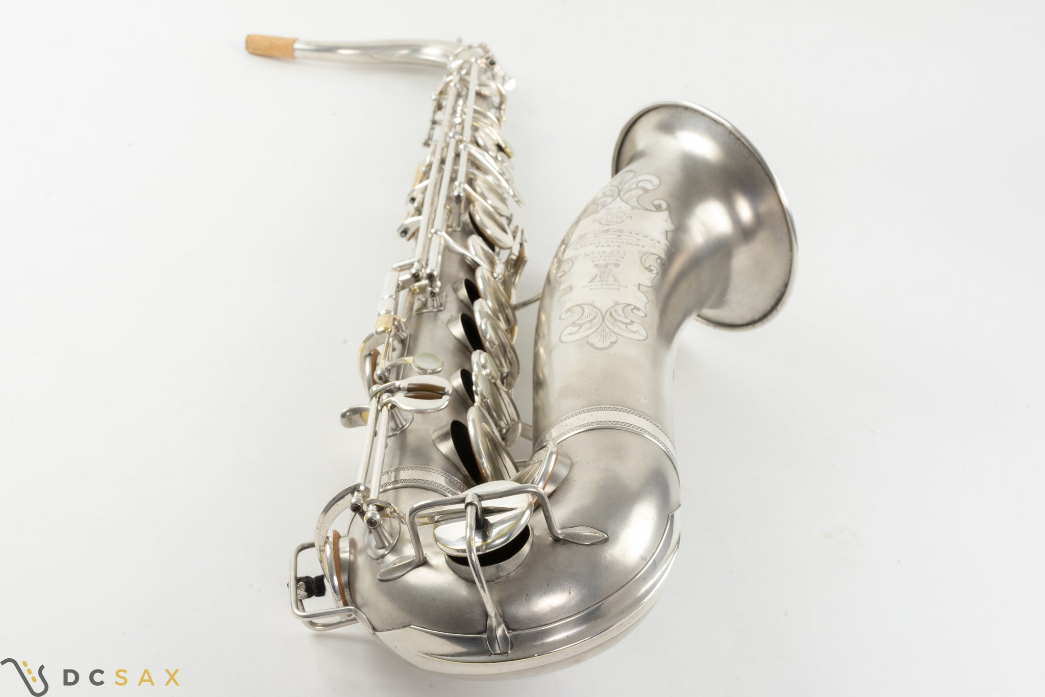 1932 Selmer Super Sax 'Cigar Cutter' Tenor Saxophone, Original Silver Plating, Fresh Overhaul