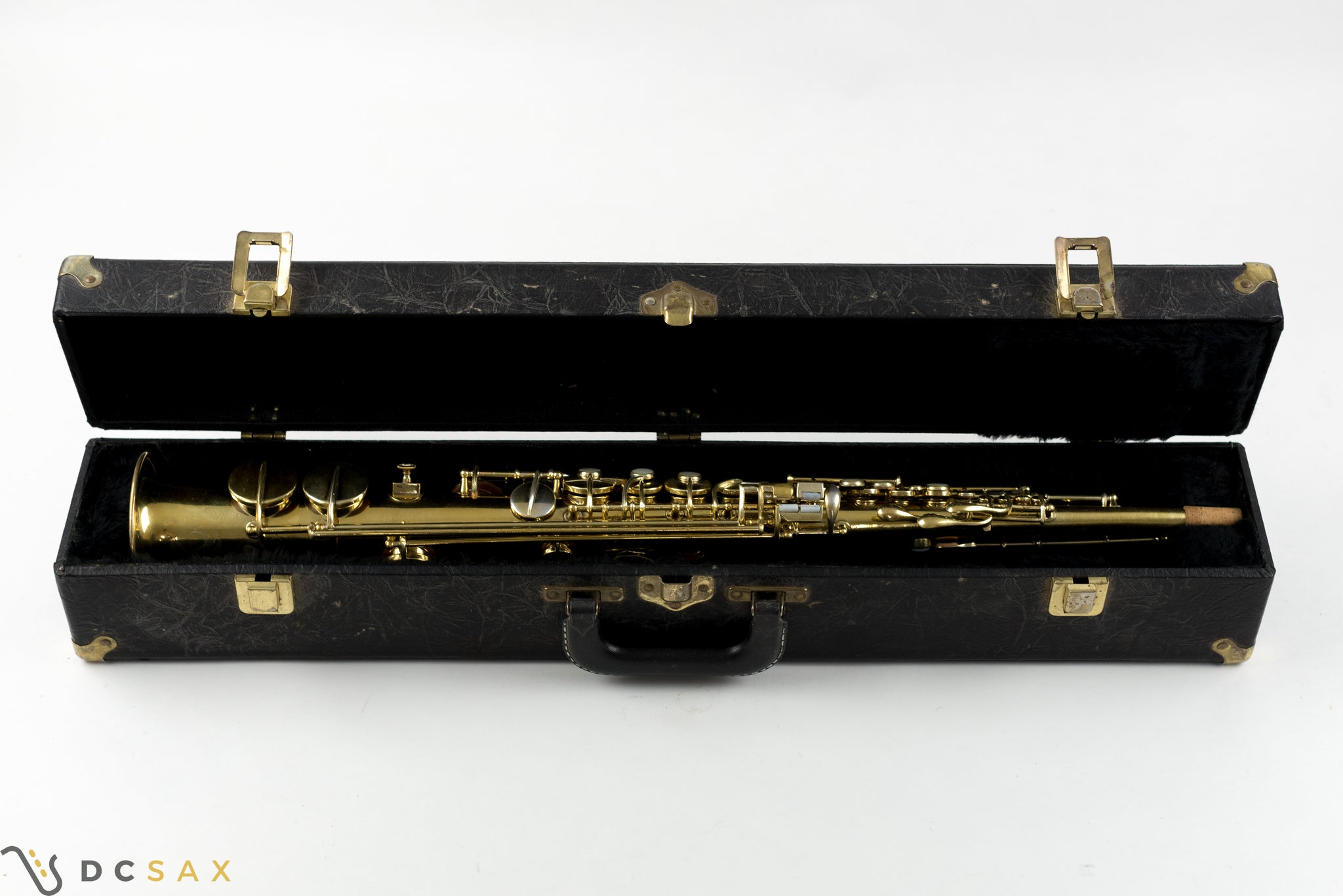 1923 Conn New Wonder Soprano Saxophone, Gold Plated, Fresh Overhaul