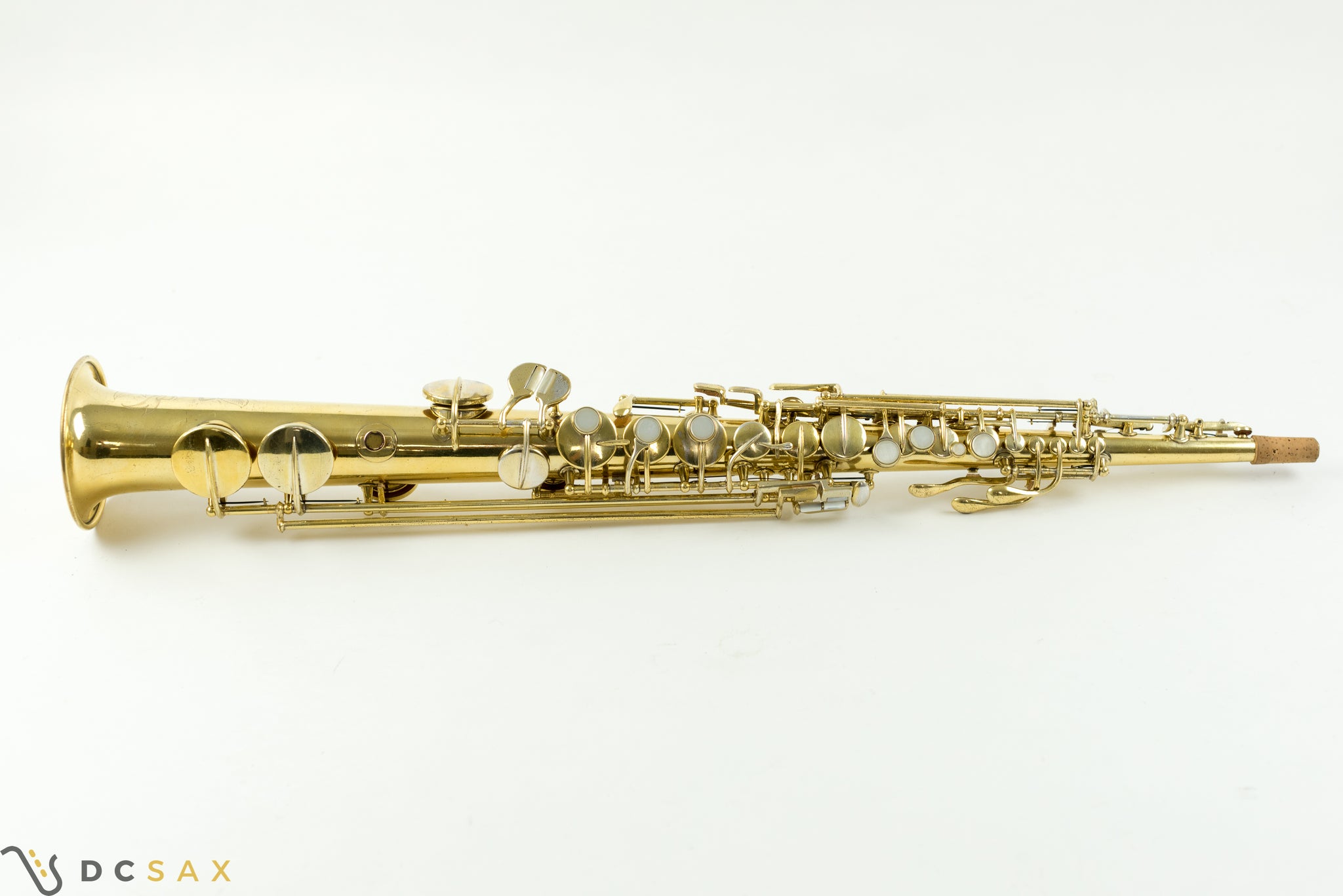 1923 Conn New Wonder Soprano Saxophone, Gold Plated, Fresh Overhaul