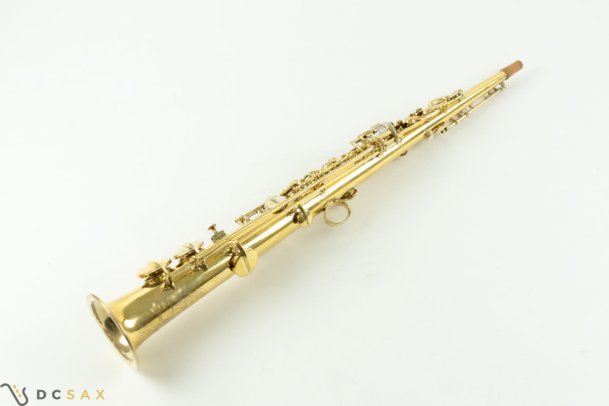 1923 Conn New Wonder Soprano Saxophone, Gold Plated, Fresh Overhaul