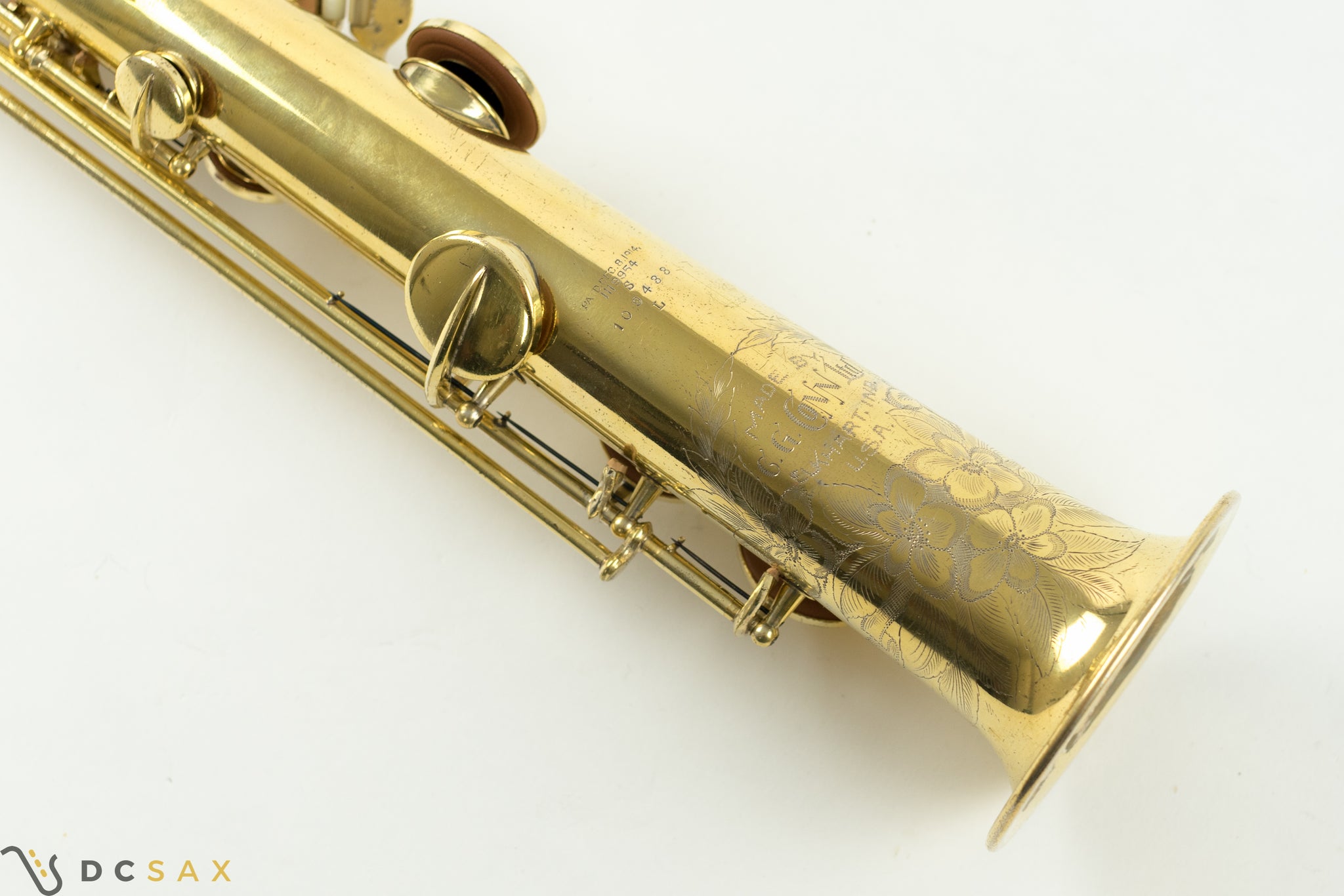 1923 Conn New Wonder Soprano Saxophone, Gold Plated, Fresh Overhaul