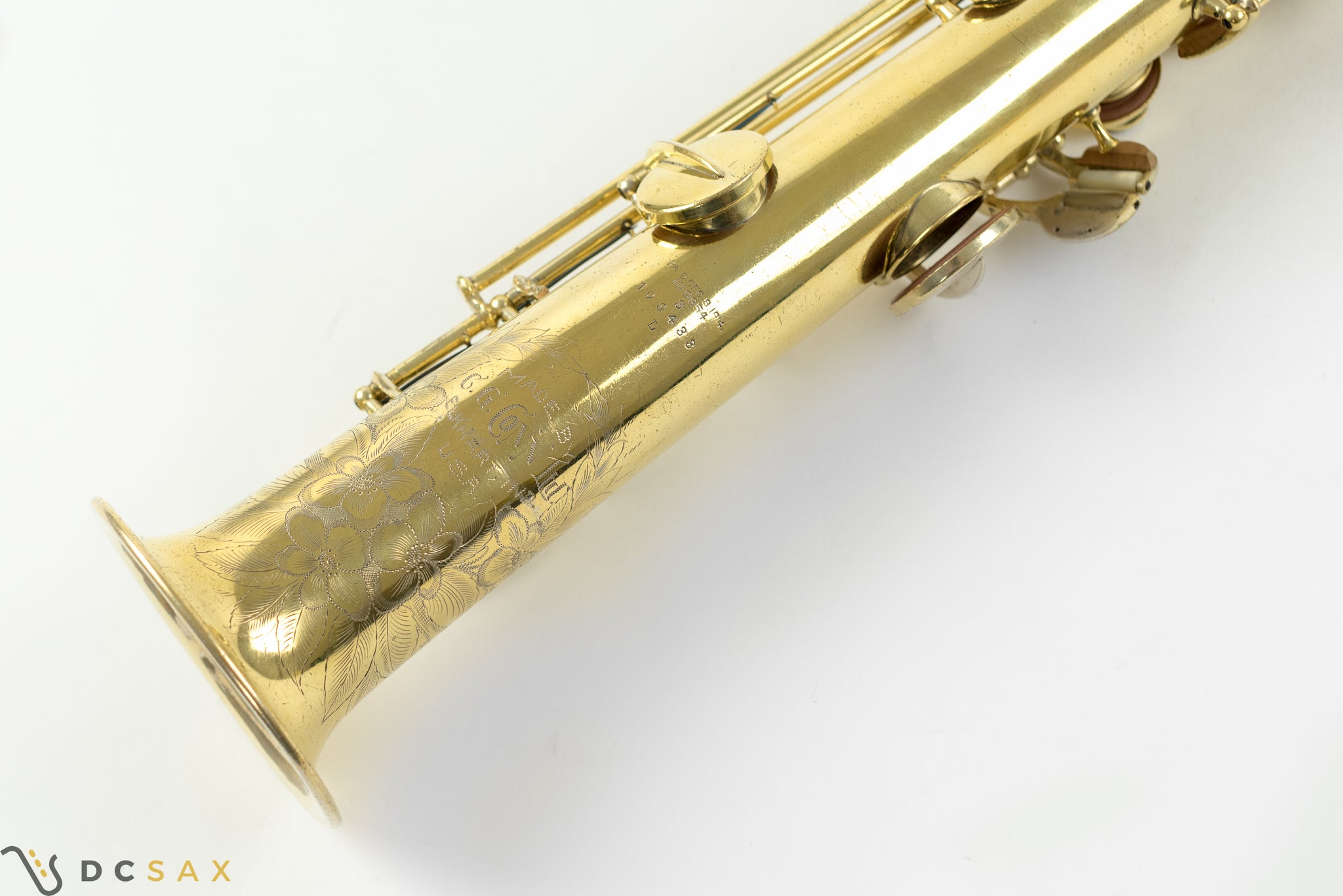 1923 Conn New Wonder Soprano Saxophone, Gold Plated, Fresh Overhaul