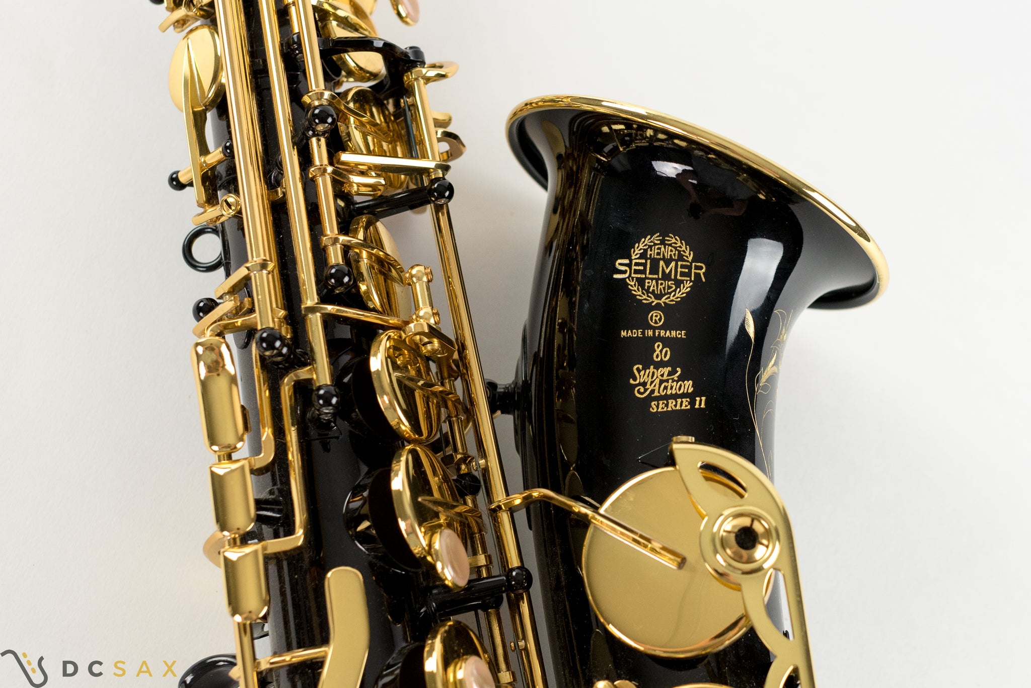 Selmer Jubilee Series II Alto Saxophone, Black Lacquer, Near Mint