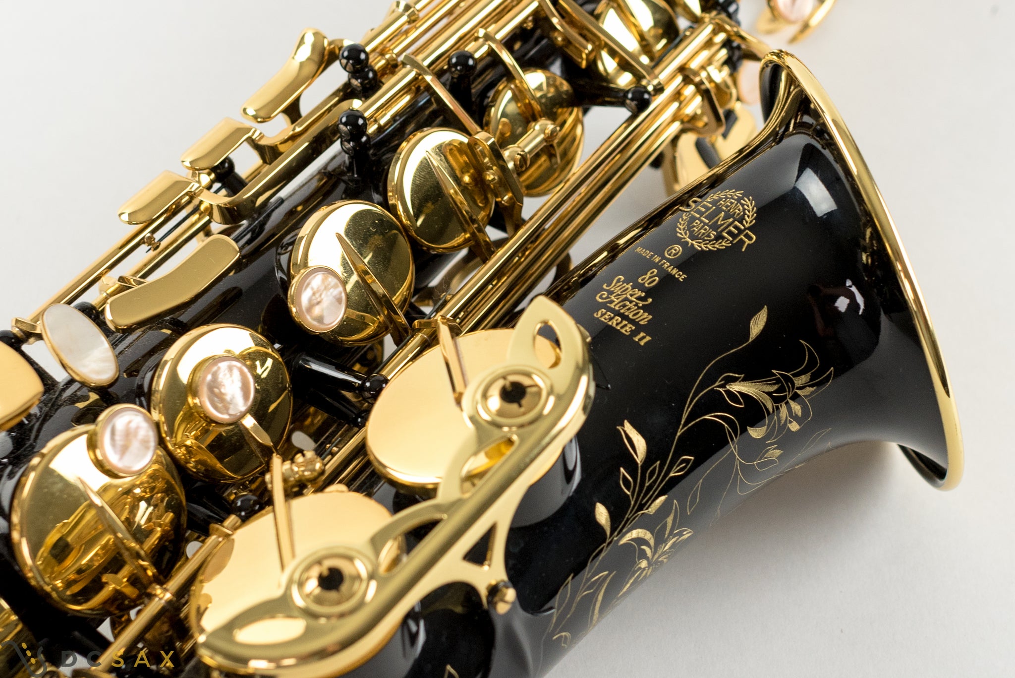 Selmer Jubilee Series II Alto Saxophone, Black Lacquer, Near Mint