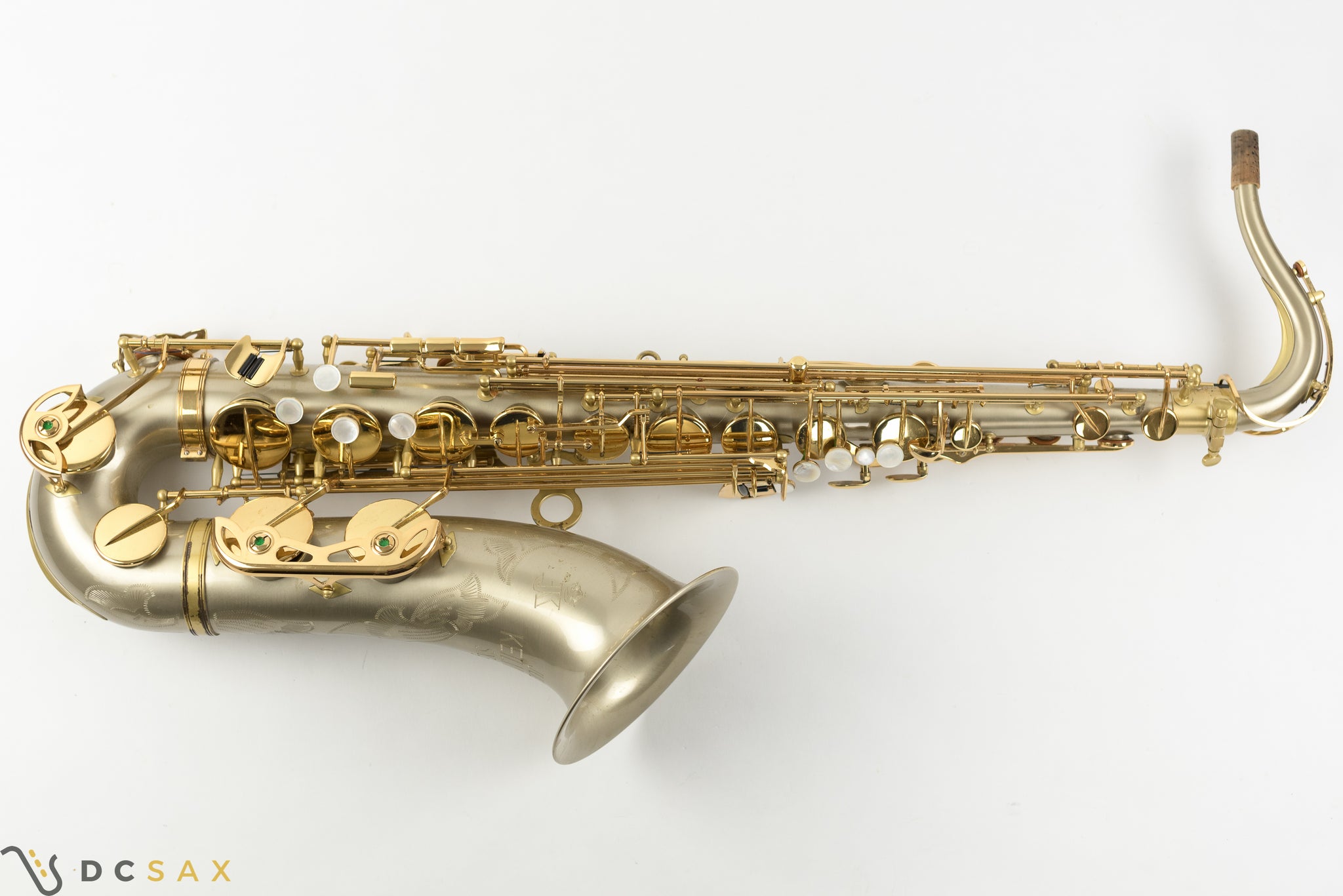 Keilwerth SX90R Tenor Saxophone, Rare Brushed Nickel-Silver Finish