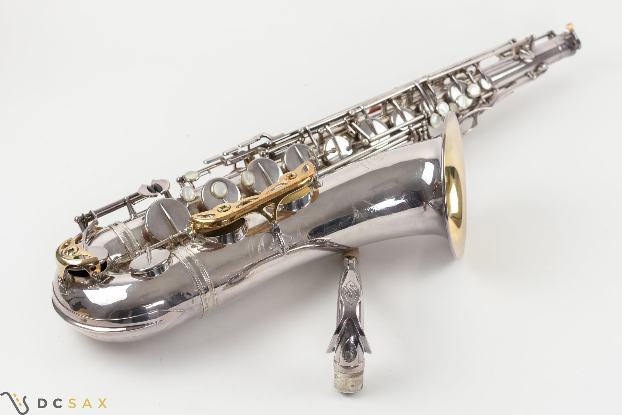 1962 103,xxx Selmer Mark VI Tenor Saxophone, Silver Plated, Video