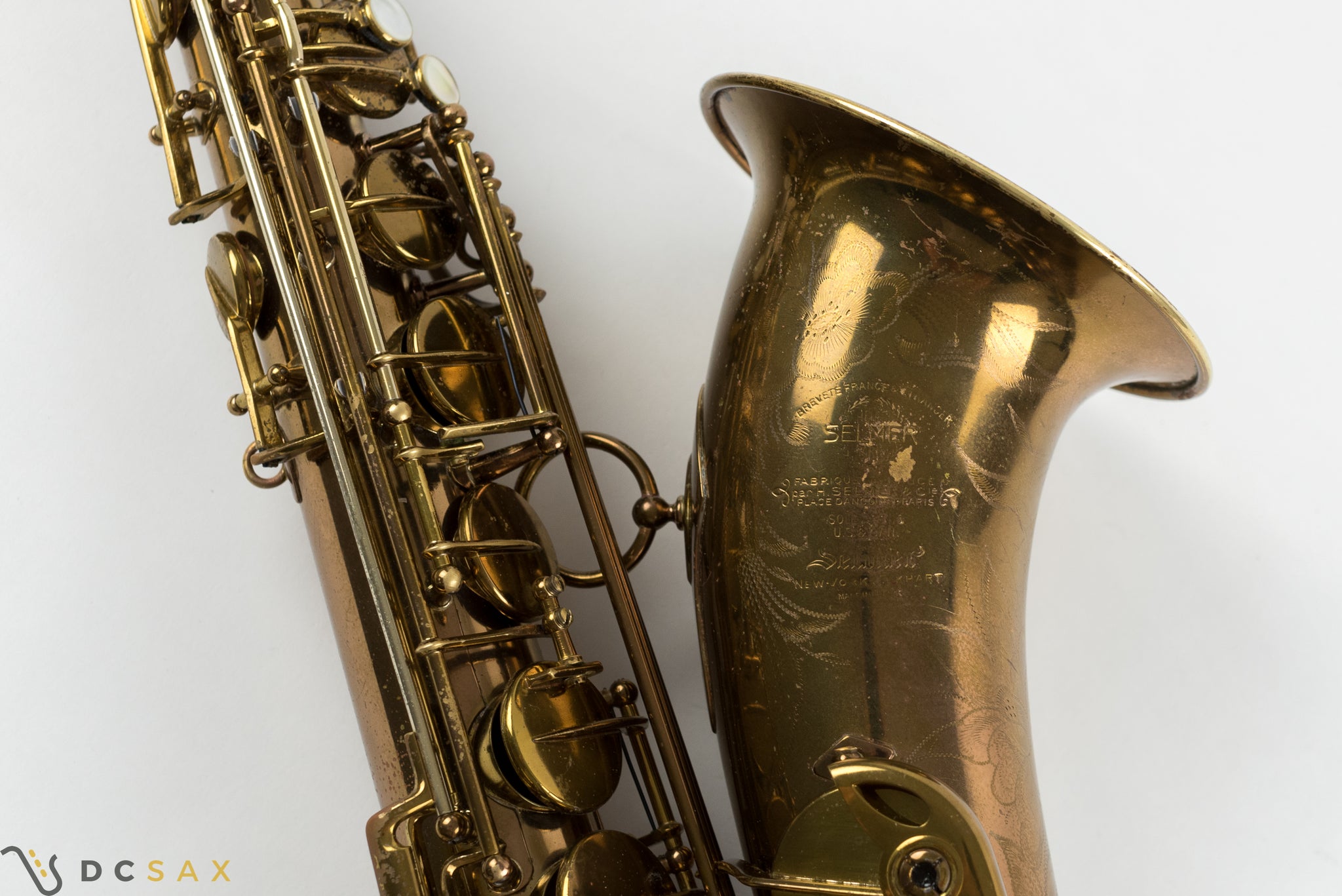 1952 49,xxx Selmer Super Balanced Action SBA Tenor Saxophone, Fresh Overhaul