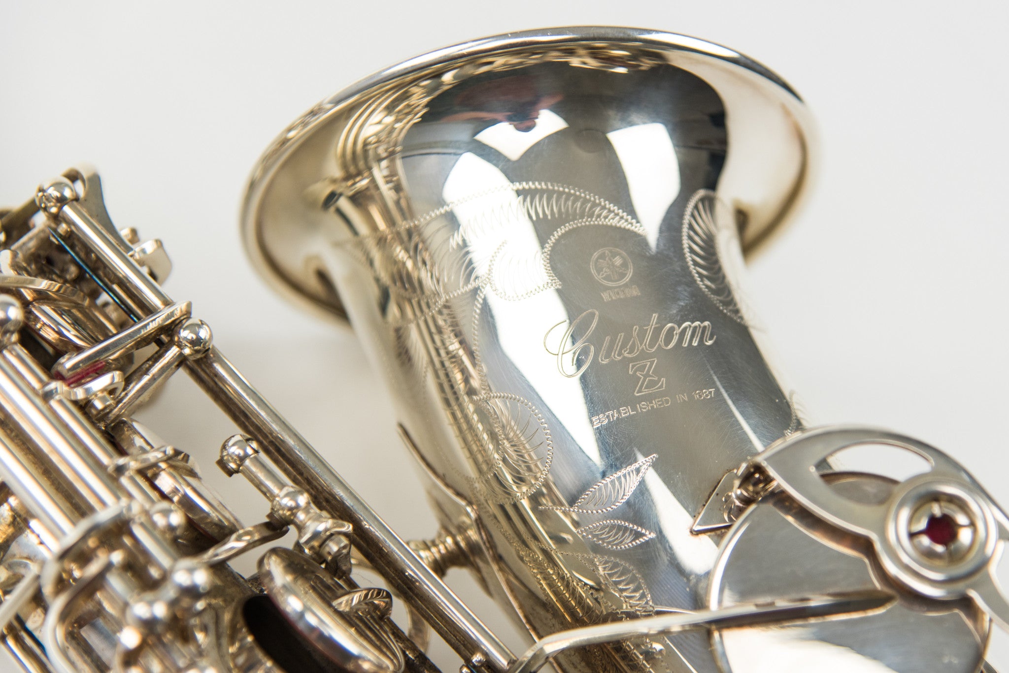 Yamaha Custom 82Z Alto Saxophone, Silver, D-Series, Near Mint!