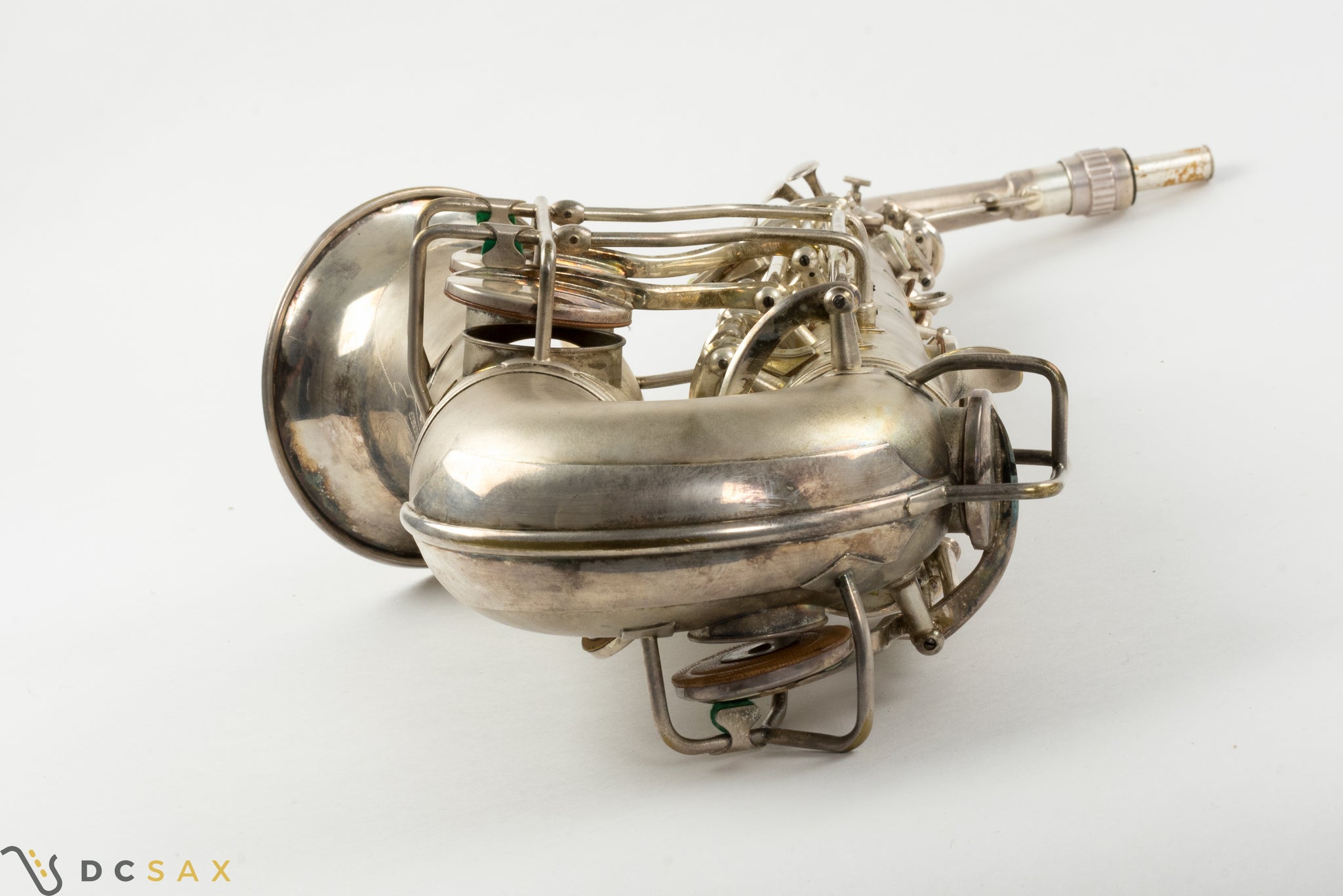 1933 291,xxx Conn 6M VIII Alto Saxophone, Silver Plated, Gold Bell