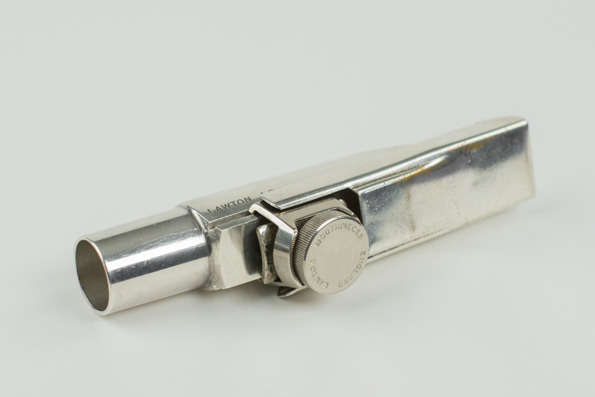 Vintage Geoff Lawton Tenor Saxophone Mouthpiece Silver 6B